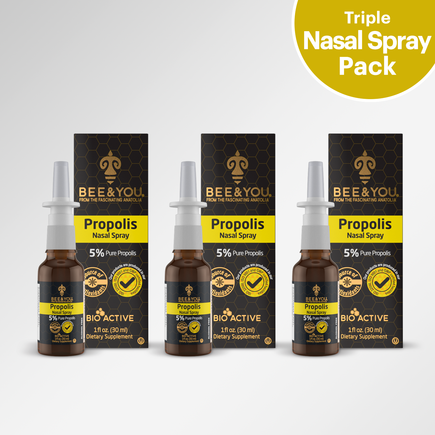 Triple Nasal Spray Pack
