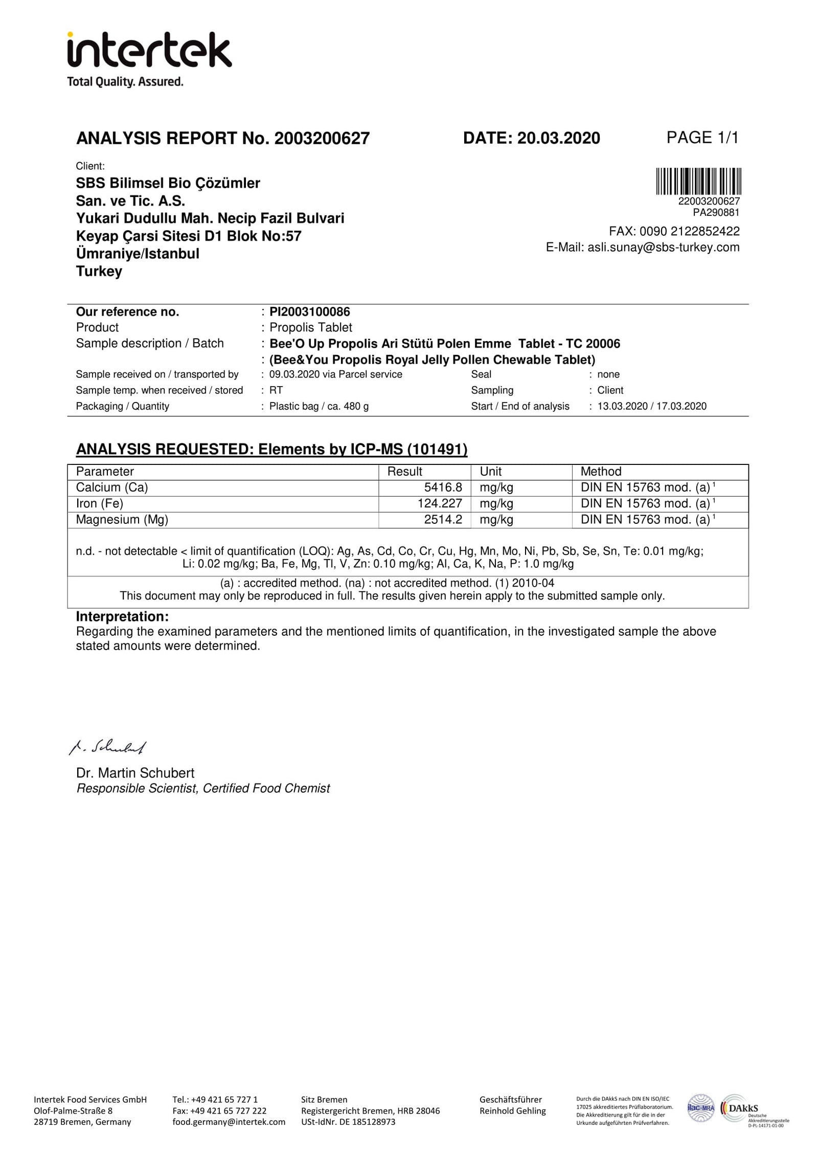 ROYAL JELLY POLLEN CHEWABLE TABLET 2