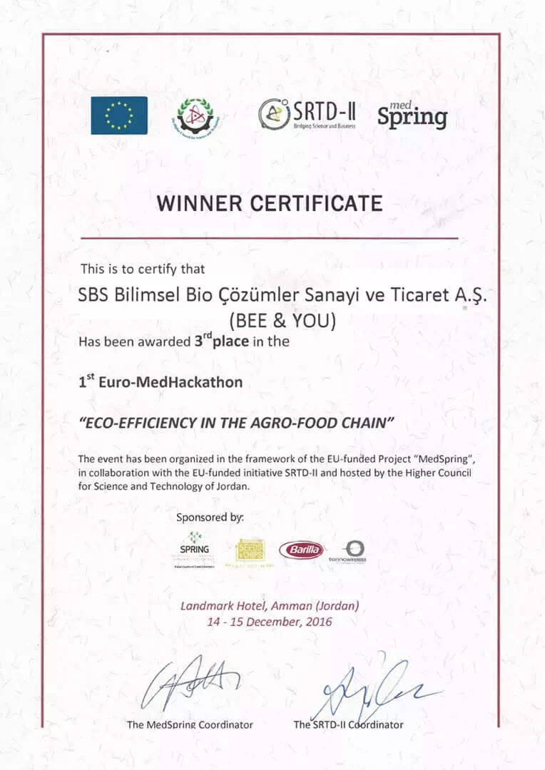 MEDSPRING CERTIFICATE