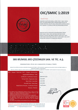 HELAL CERTIFICATE 2024 ISSUED BY SIGMACERT
