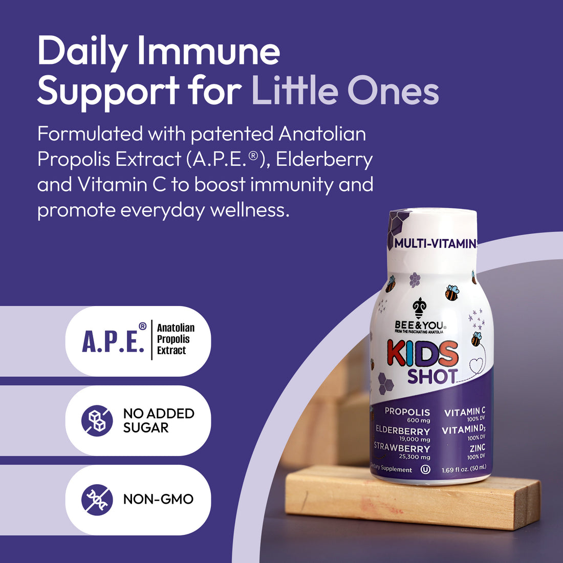 Elderberry Propolis Kids Shot x12