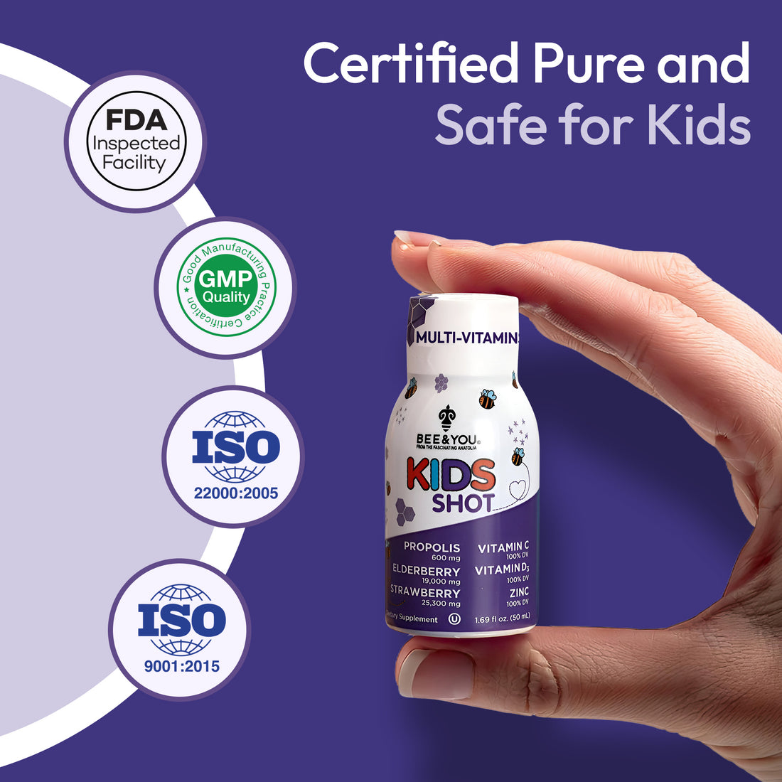 Elderberry Propolis Kids Shot x12