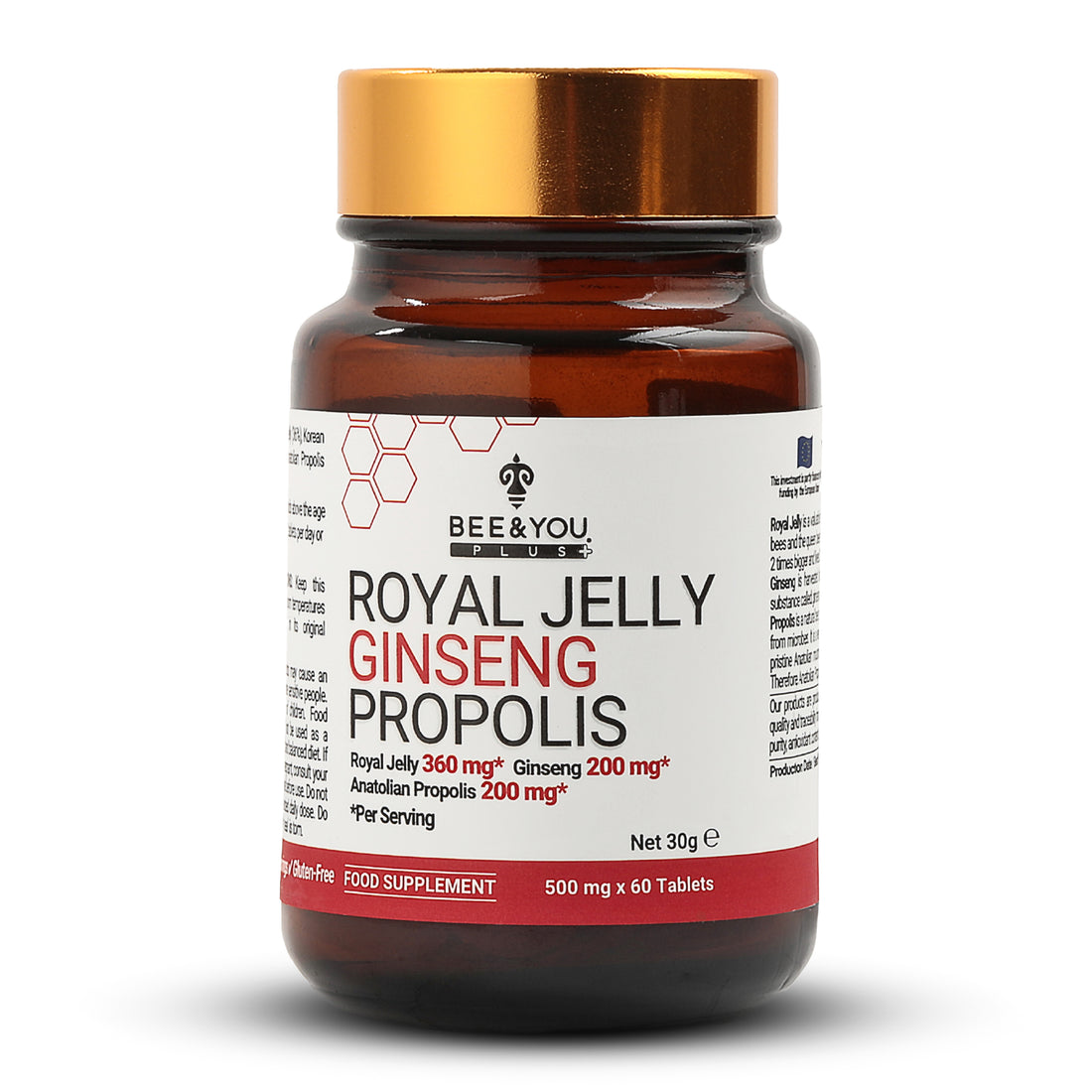 Royal Jelly+Ginseng+Propolis Tablets Ultra Potency