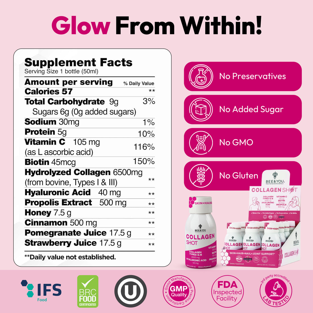 Collagen Propolis Shot x12