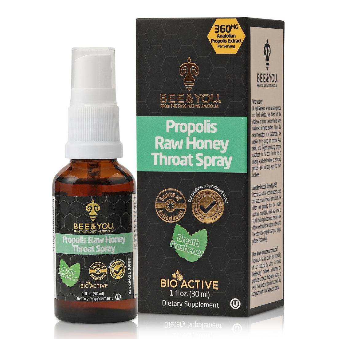 Propolis Raw Honey Throat Spray