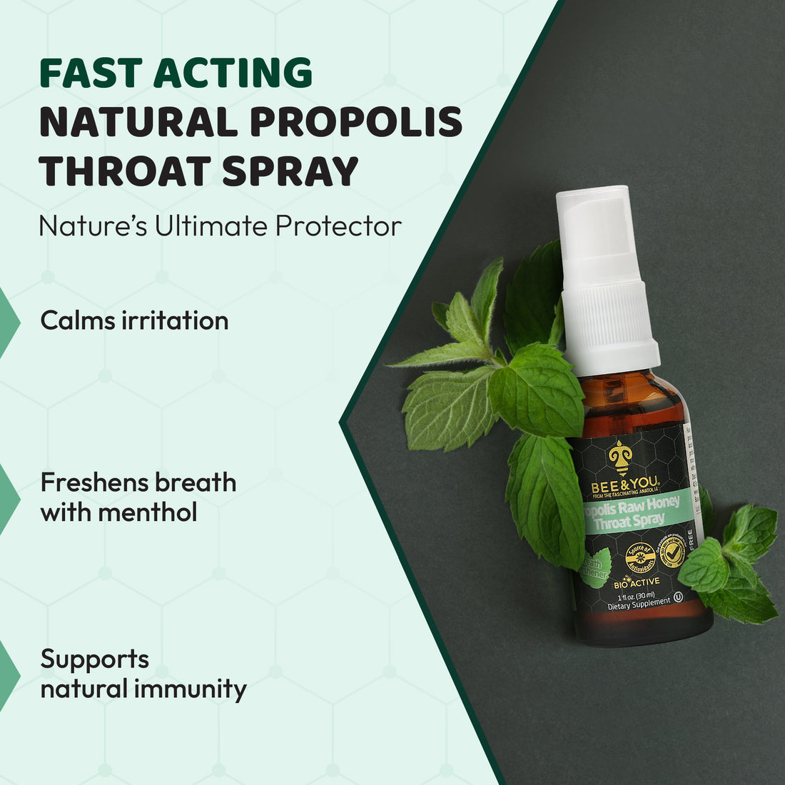 Propolis Raw Honey Throat Spray