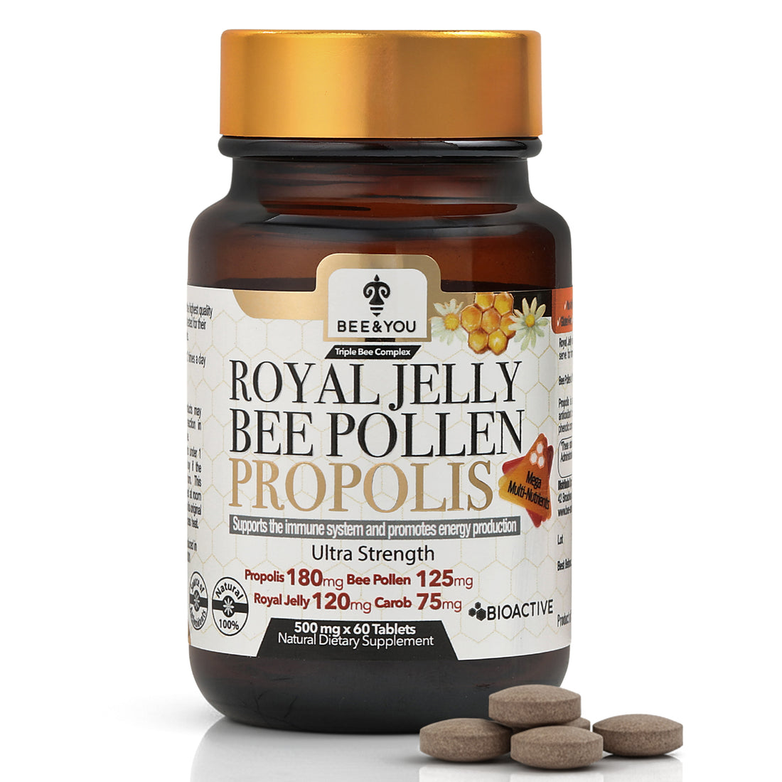 Royal Jelly Propolis Bee Pollen Tablets
