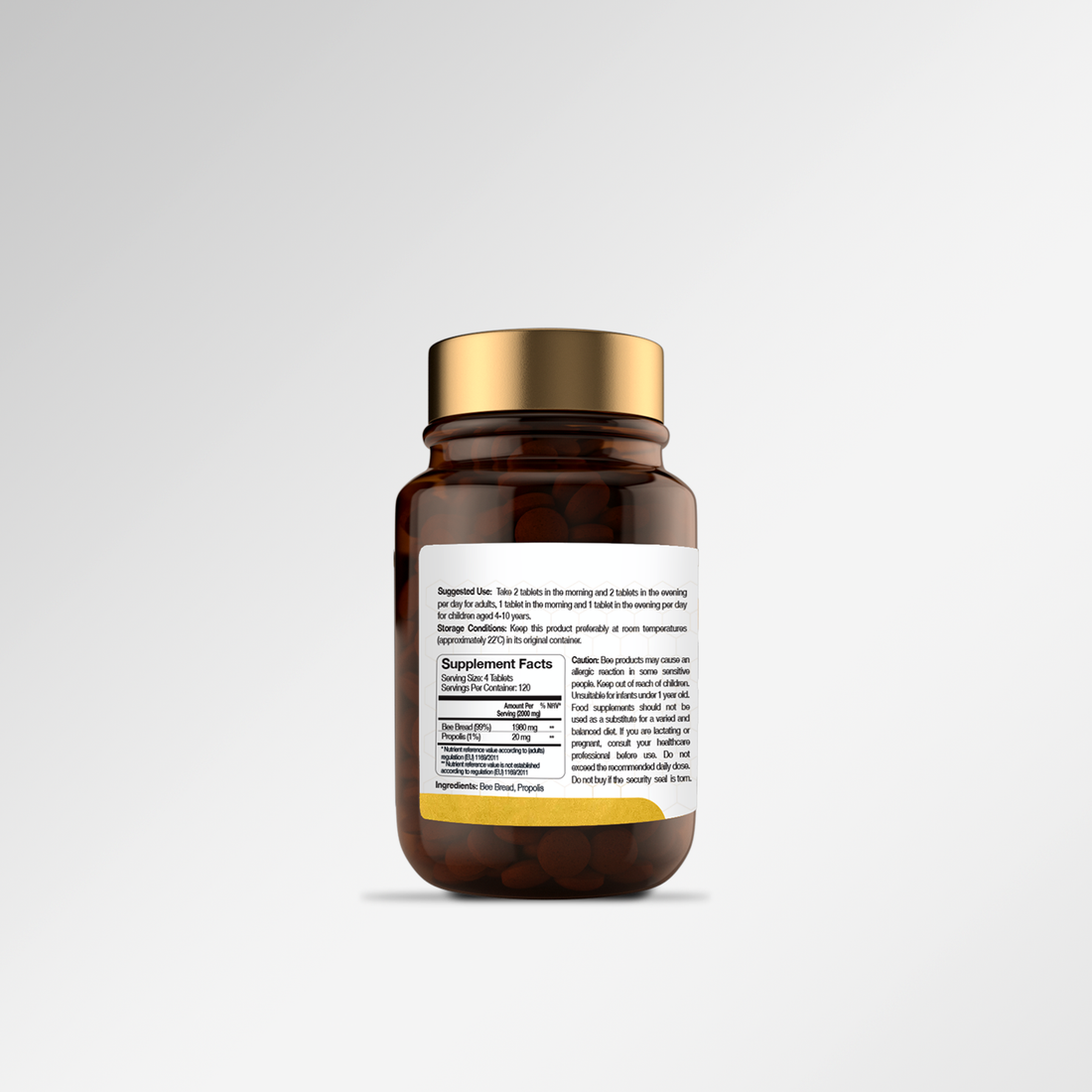 Bee Bread Propolis Chewable Tablets