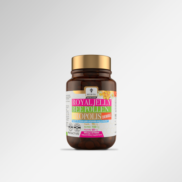 Royal Jelly Propolis Bee Pollen Chewable Tablets