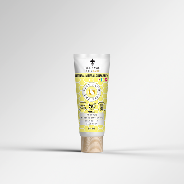 Skincare Natural Mineral Sunscreen for Kids SPF 50 +