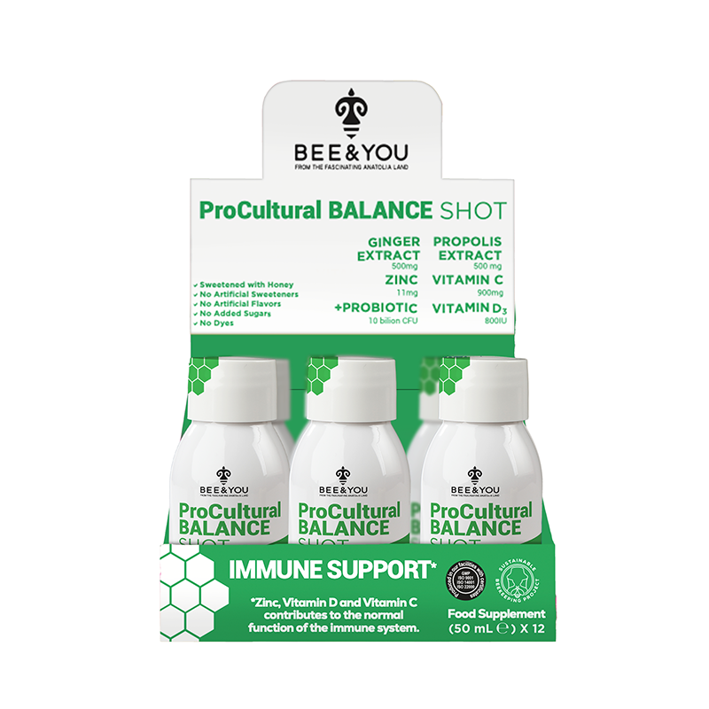 Propolis Immune Shot - Probiotic, 50 ml x 12