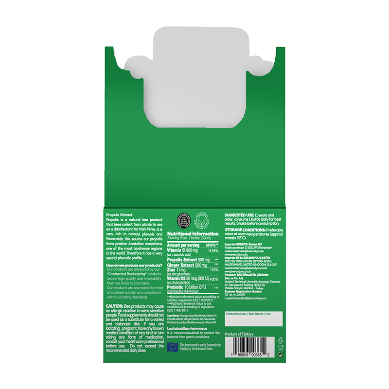 Propolis Immune Shot - Probiotic, 50 ml x 12