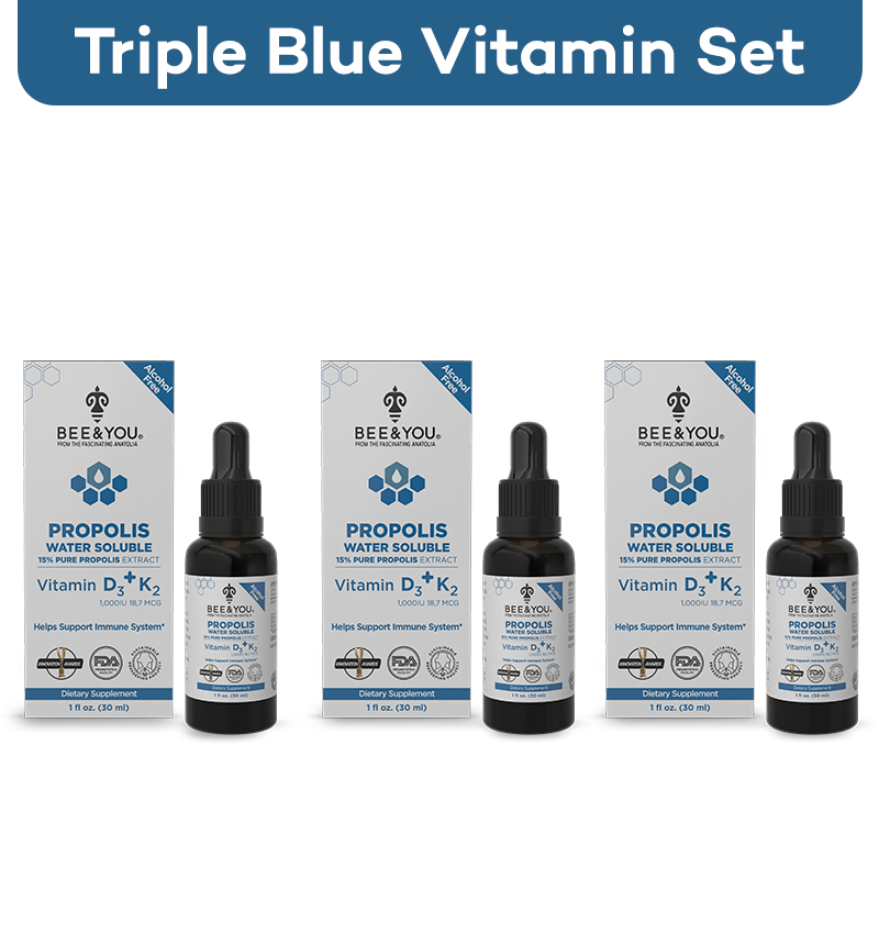 Triple Blue Vitamin Set